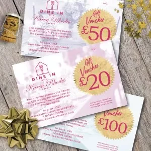 Karen Rhodes gift vouchers