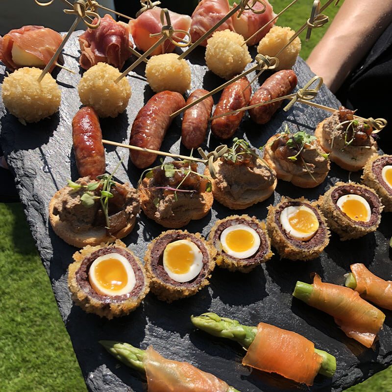 Selection of canapes