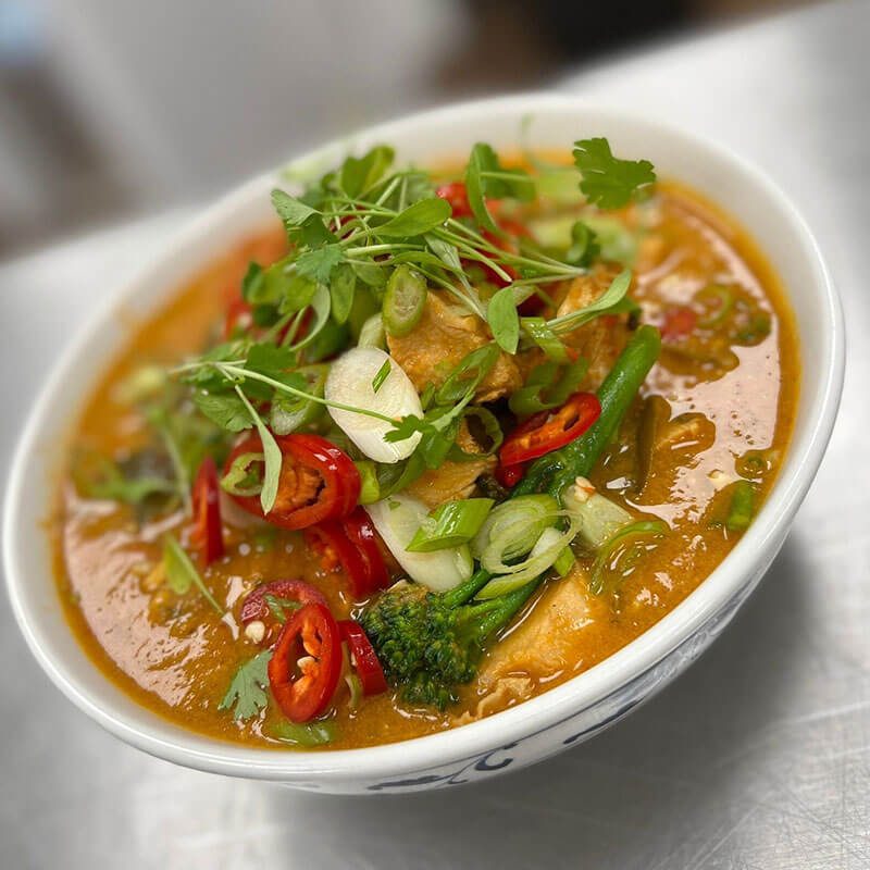 Thai Curry with fresh herbs