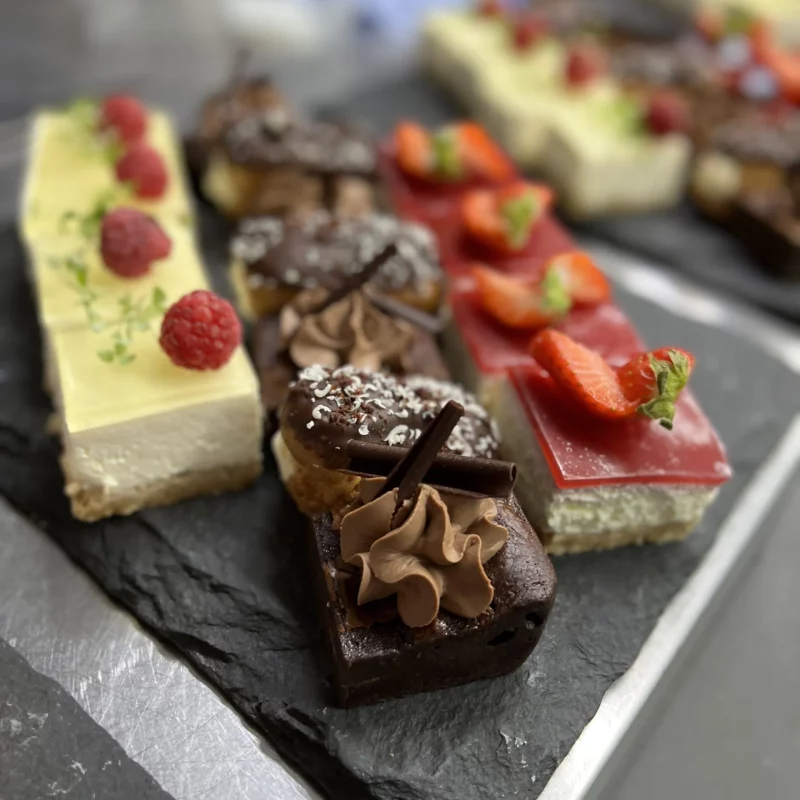 Selection of desserts from Karen Rhodes Catering